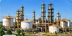 Industrial chemical plant